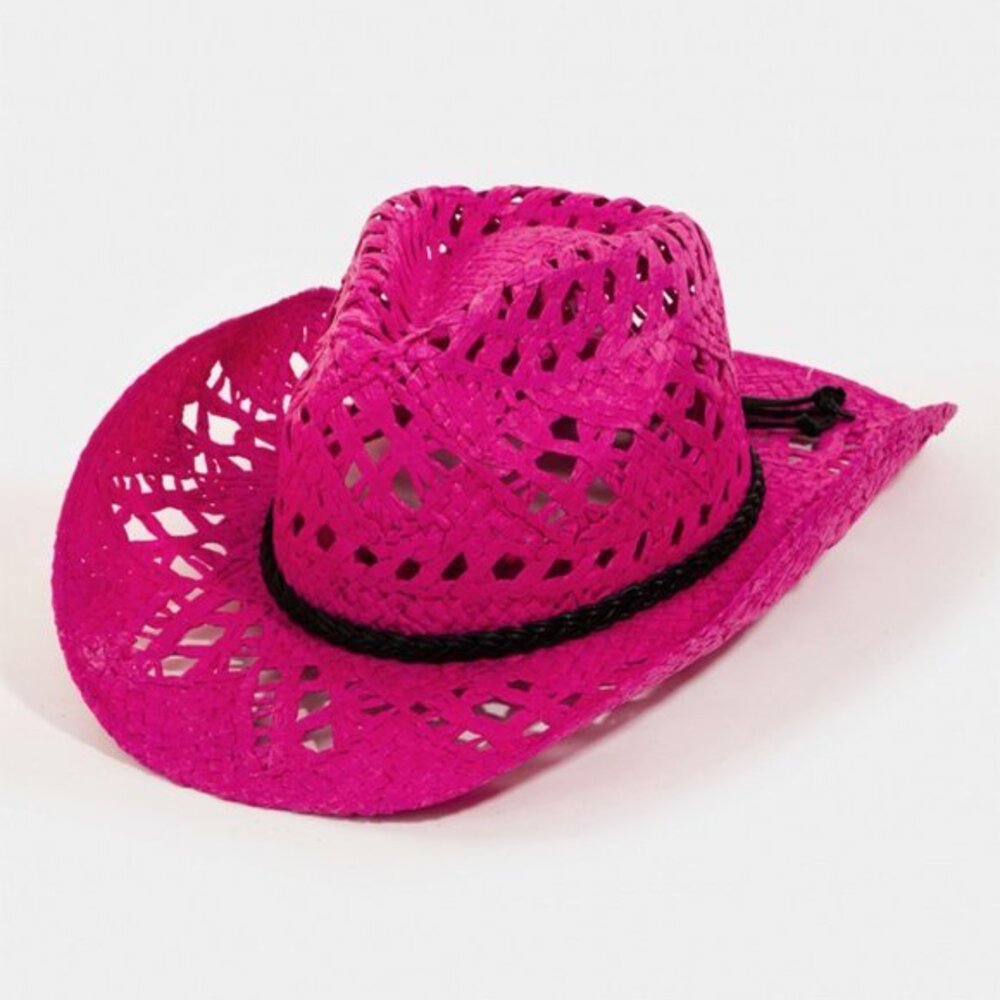 Fame Cutout Wide Brim Ha